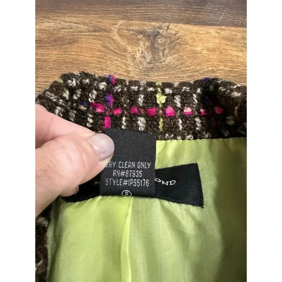 Meryl Diamond New York Fringe Blazer Vintage Size 8 - Picture 5 of 7